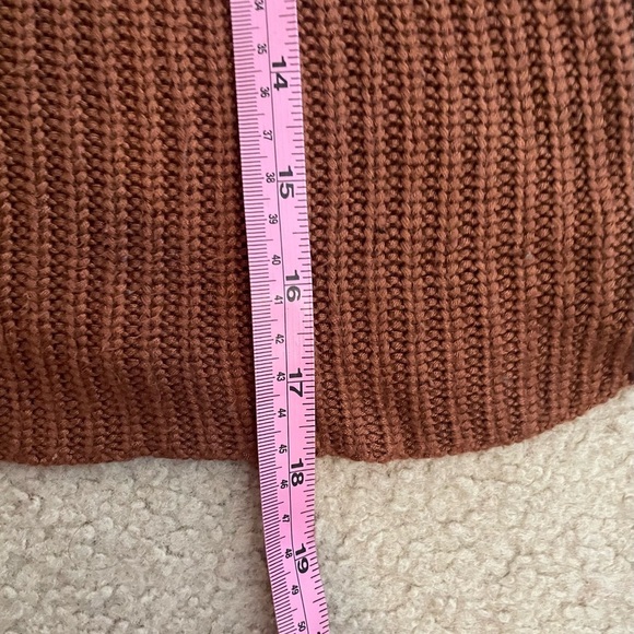 American Apparel Aslan Sweater Size Small Long Sleeve Crop Brown Light Sweater‎ - Picture 9 of 10